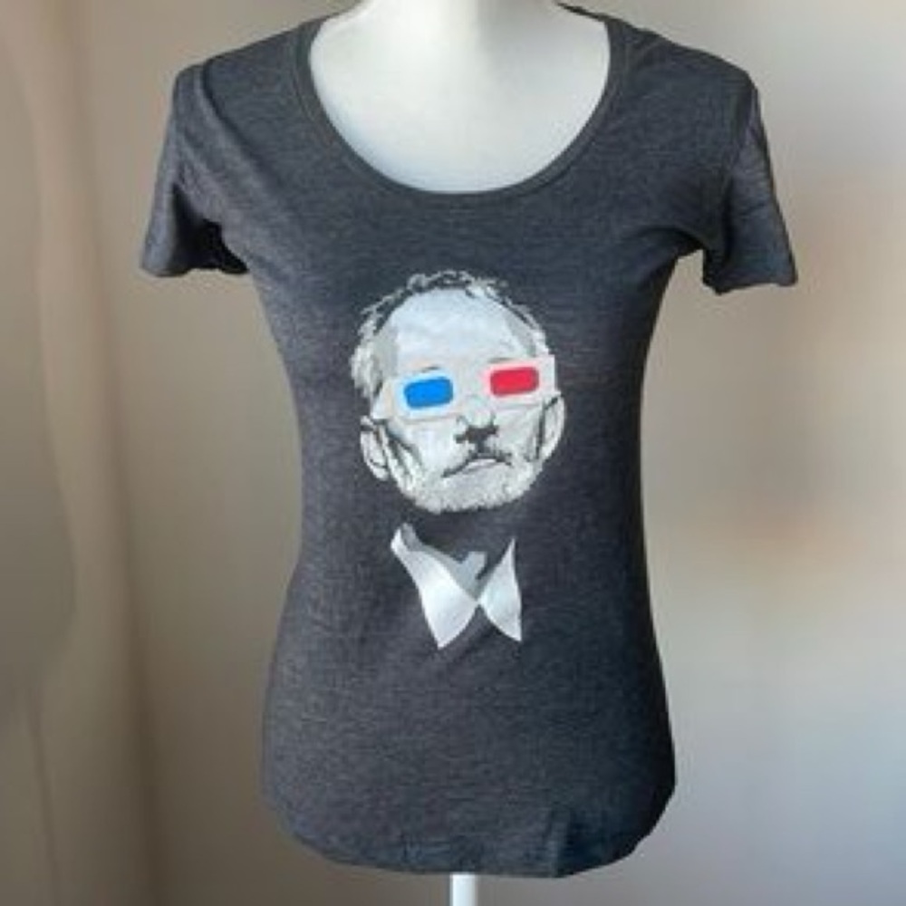 Bill Murray Shirt L BFM 3D Tee David Grizzle Art Graphic Funny Cool Chive KCCO